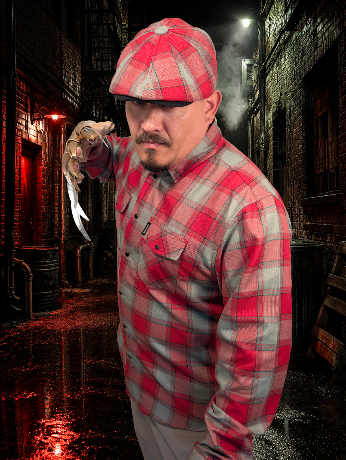 DREAM DEMON FULL FLANNEL CAP
