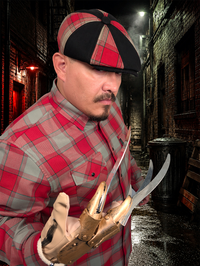 DREAM DEMON PATCHWORK FLANNEL CAP