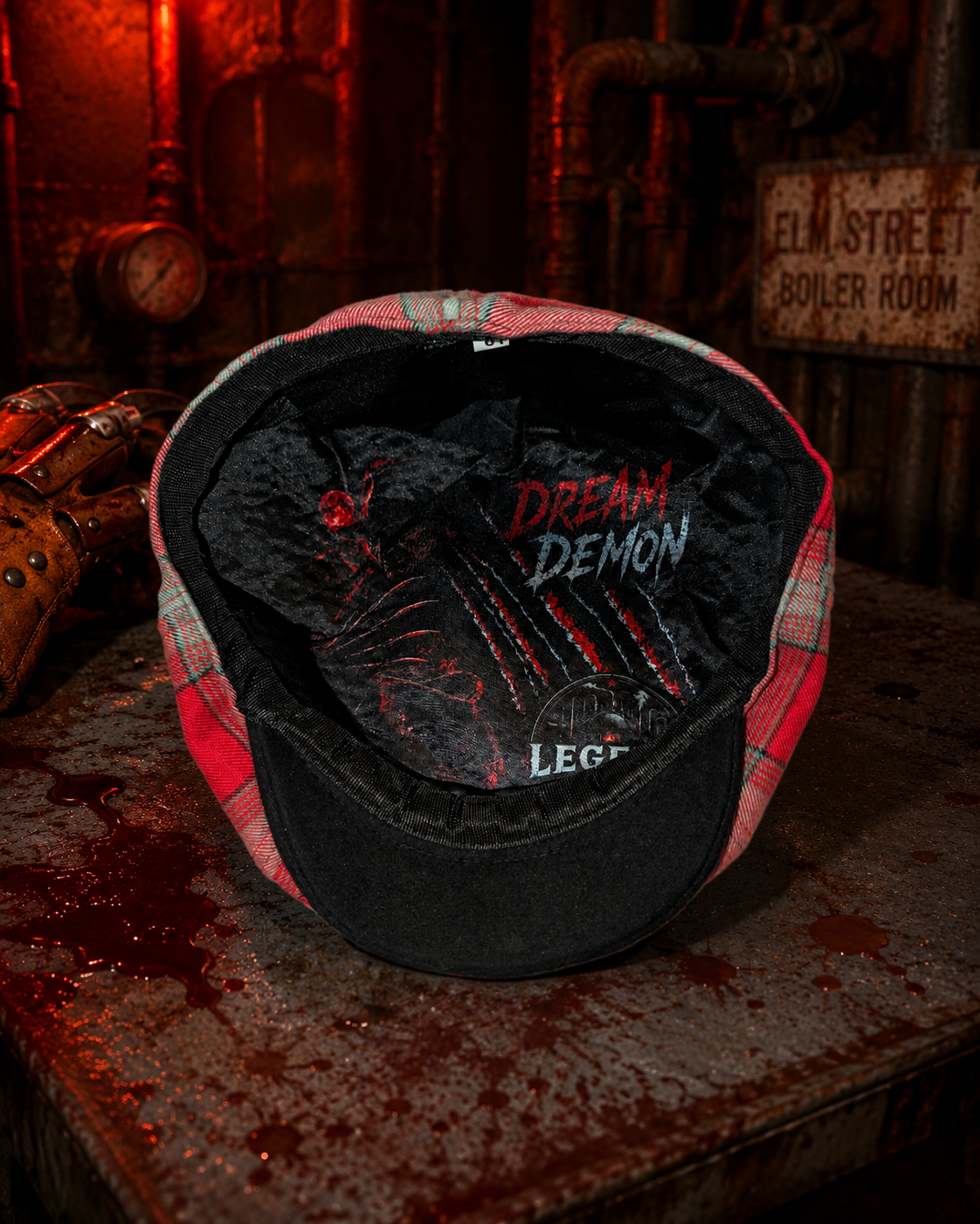 DREAM DEMON PATCHWORK FLANNEL CAP
