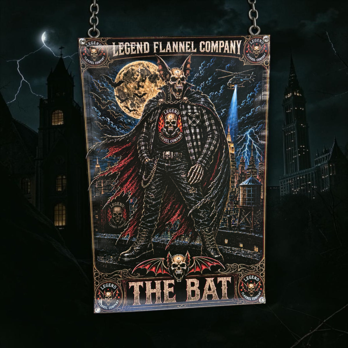 THE BAT LIMITED EDITION GARAGE BANNER