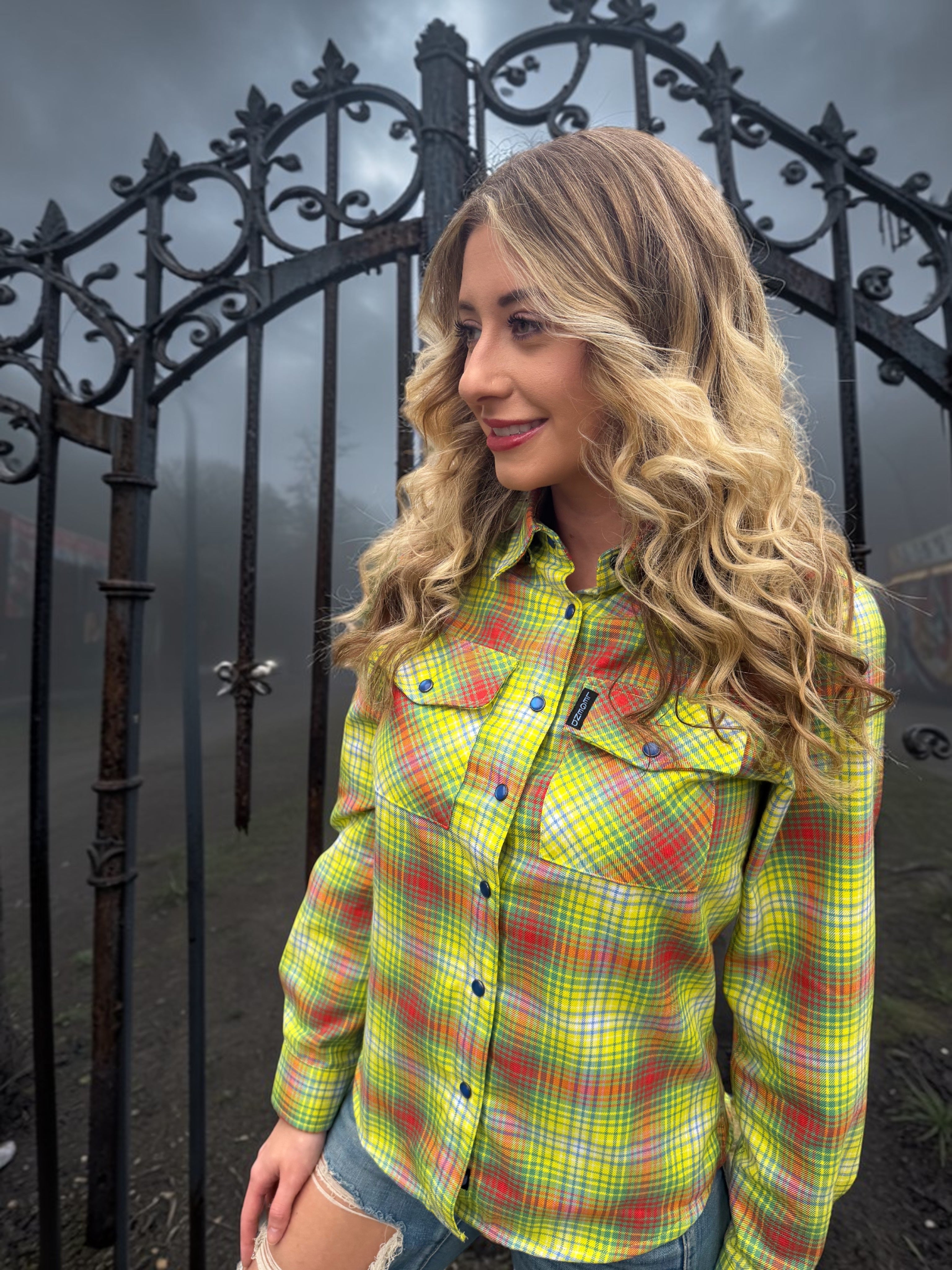 KILLER CLOWN WOMEN'S FLANNEL