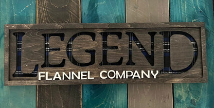 LEGEND 5" x 11" CUSTOMIZABLE SIGN