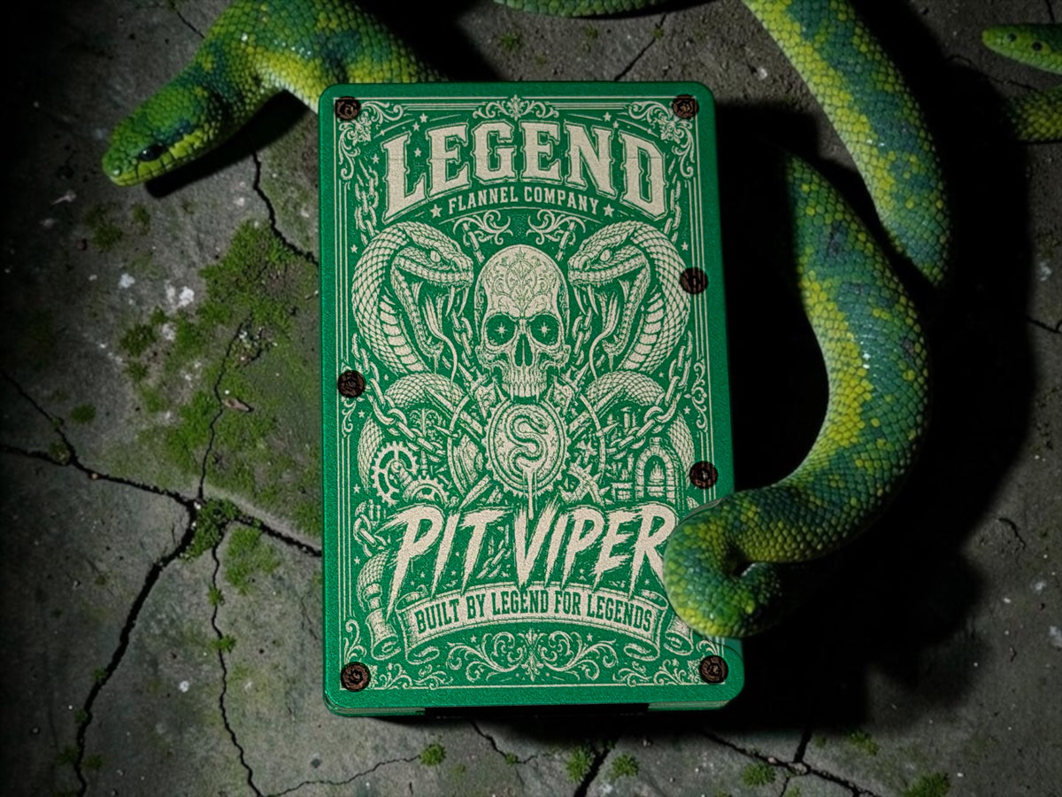 PIT VIPER LIMITED EDITION INVIVIDUALLY NUMBERED METAL SLIDE WALLETS