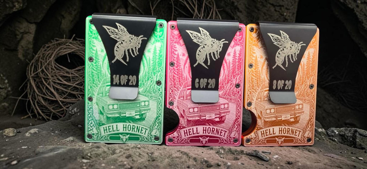 HELL HORNET LIMITED EDITION NUMBERED WALLETS / RELEASED IN NUMERICAL ORDER