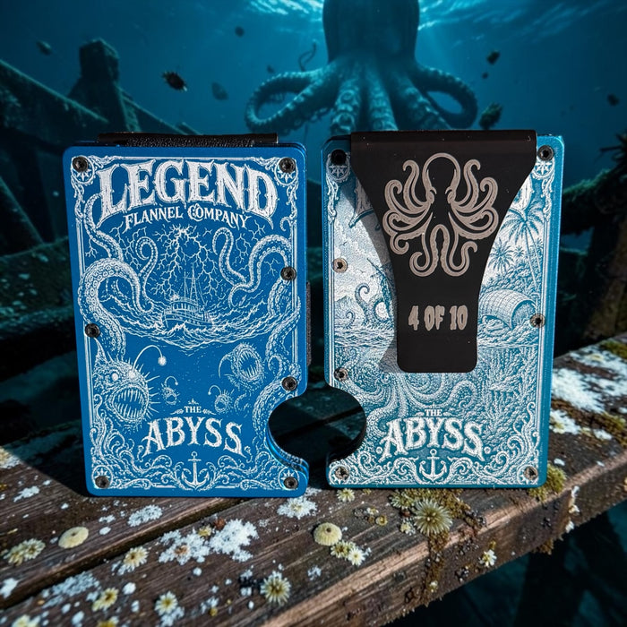 ABYSS LIMITED EDITION INDIVIDUALLY NUMBERED CARD SLIDE WALLETS