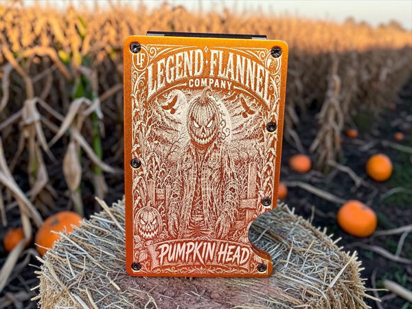 PUMPKIN HEAD LIMITED EDITION METAL SLIDE WALLETS