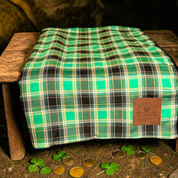 LEPRECHAUN SHERPA FLANNEL BLANKET