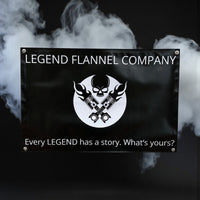 LEGEND VINYL GARAGE BANNER