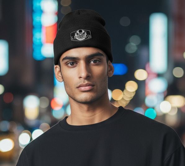 LEGEND PISTON LOGO BLACK BEANIE