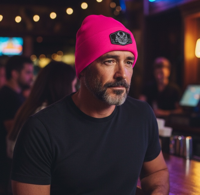 LEGEND PINK PISTON LOGO BEANIE