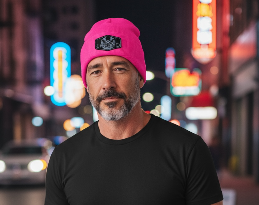 LEGEND PINK PISTON LOGO BEANIE