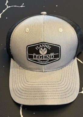 LEGEND LOGO PATCH CURVED BILL HAT GRAY
