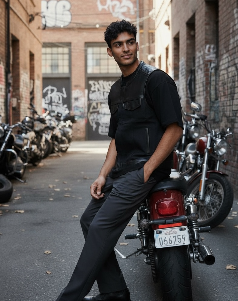 BACK ROAD VEST WITH COLLAR