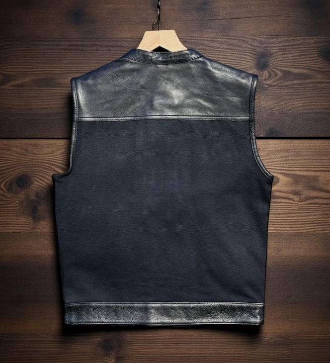 BACK ROAD VEST WITH COLLAR