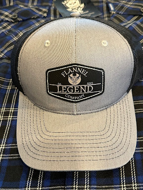 LEGEND LOGO PATCH CURVED BILL HAT GRAY