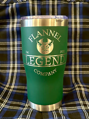 LEGEND LOGO 20oz GREEN INSULATED TUMBLER