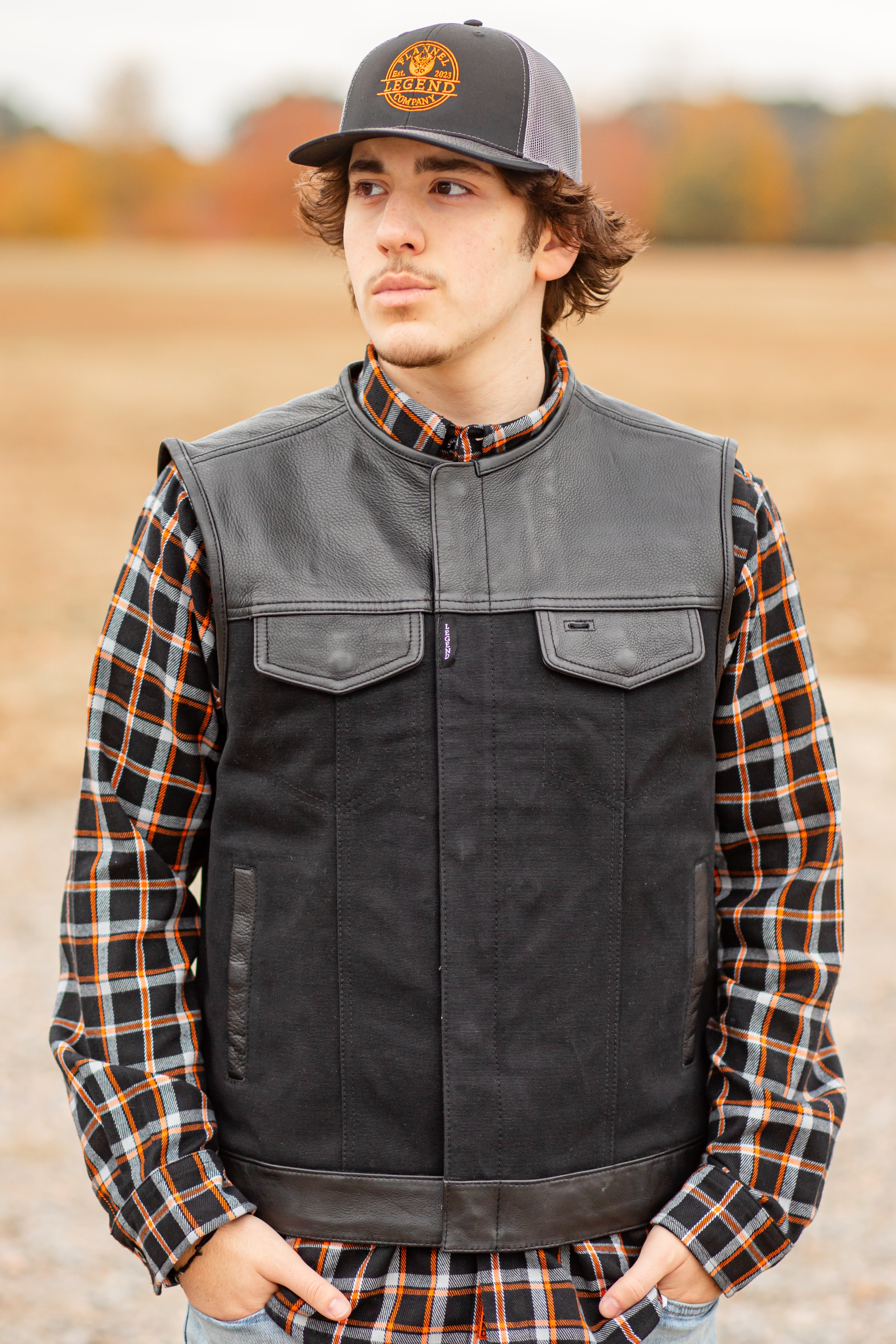 BACK ROAD VEST W/OUT COLLAR