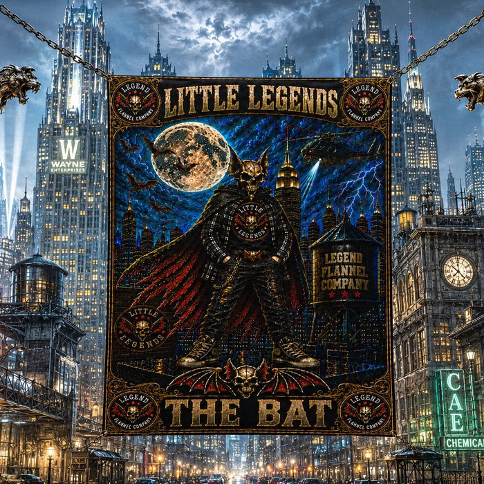THE BAT LITTLE LEGENDS LIMITED EDITION GARAGE BANNER