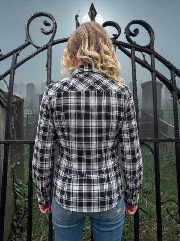 CEMETERY GATE WOMEN'S FLANNEL