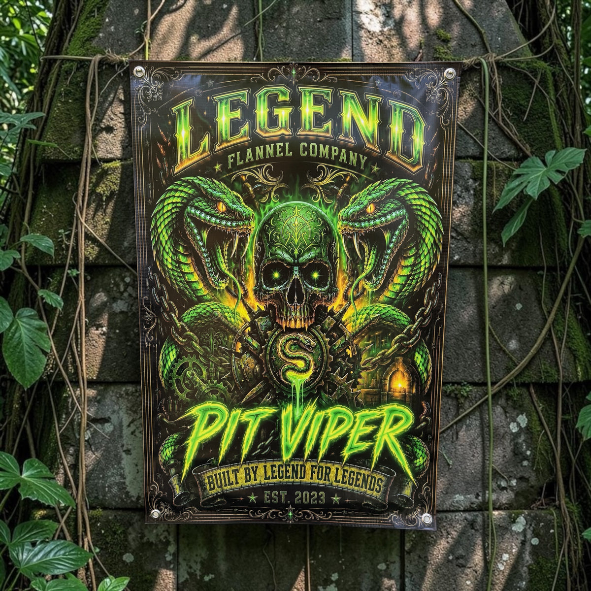 PIT VIPER LIMITED EDITION GARAGE BANNER
