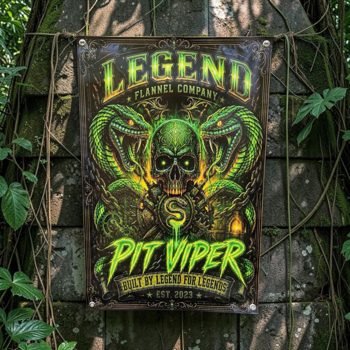 PIT VIPER LIMITED EDITION GARAGE BANNER