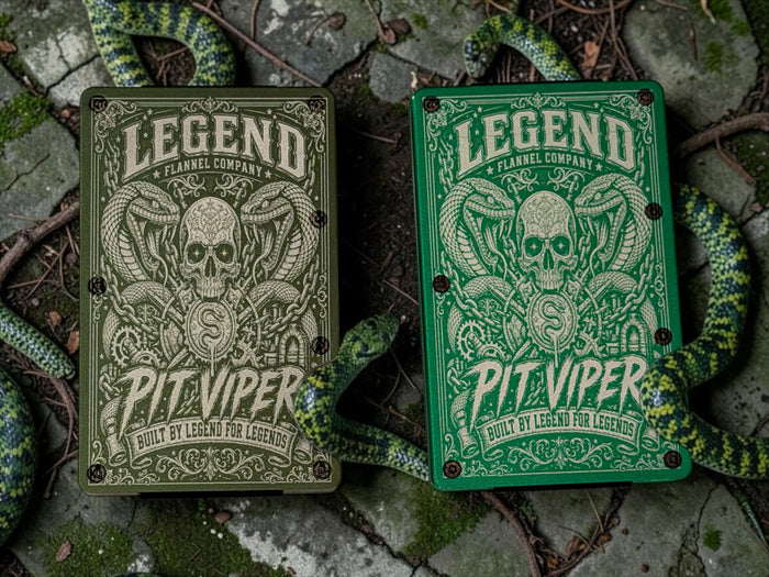 PIT VIPER LIMITED EDITION INVIVIDUALLY NUMBERED METAL SLIDE WALLETS