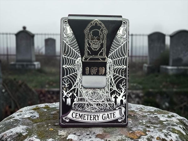 CEMETERY GATE LIMITED EDITION METAL SLIDE WALLETS