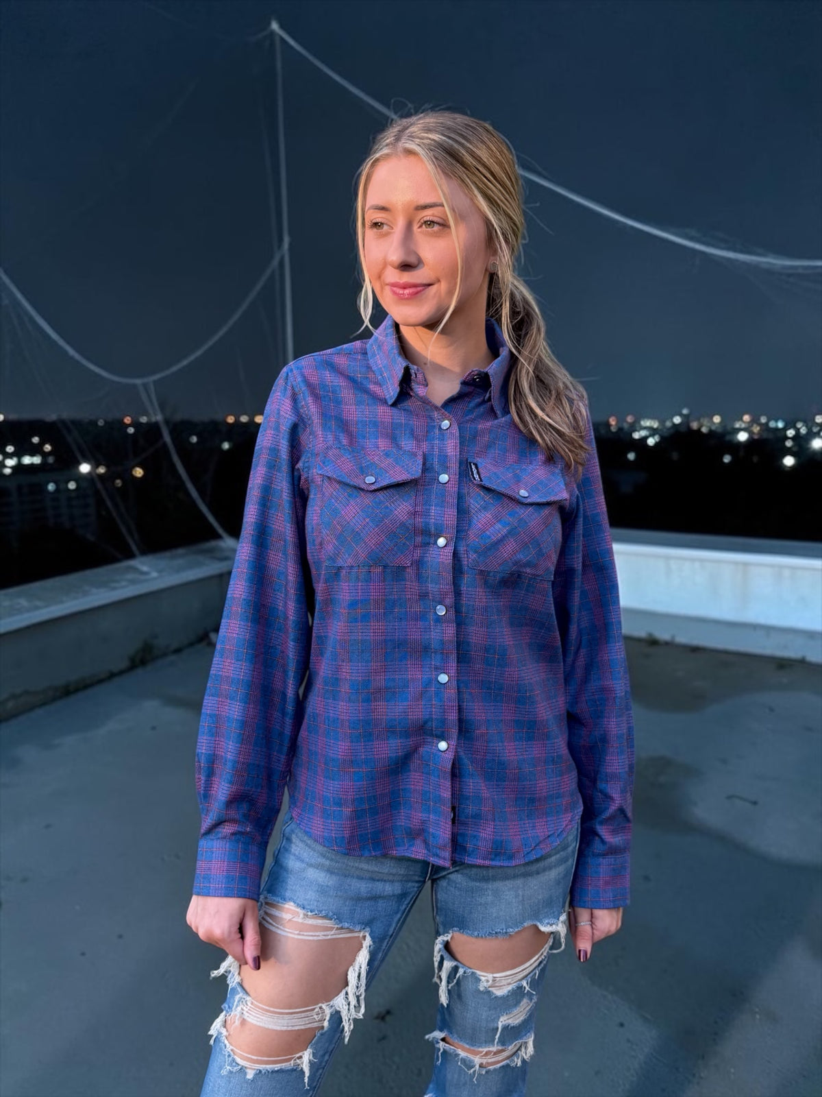 WEB SLINGER WOMEN'S FLANNEL
