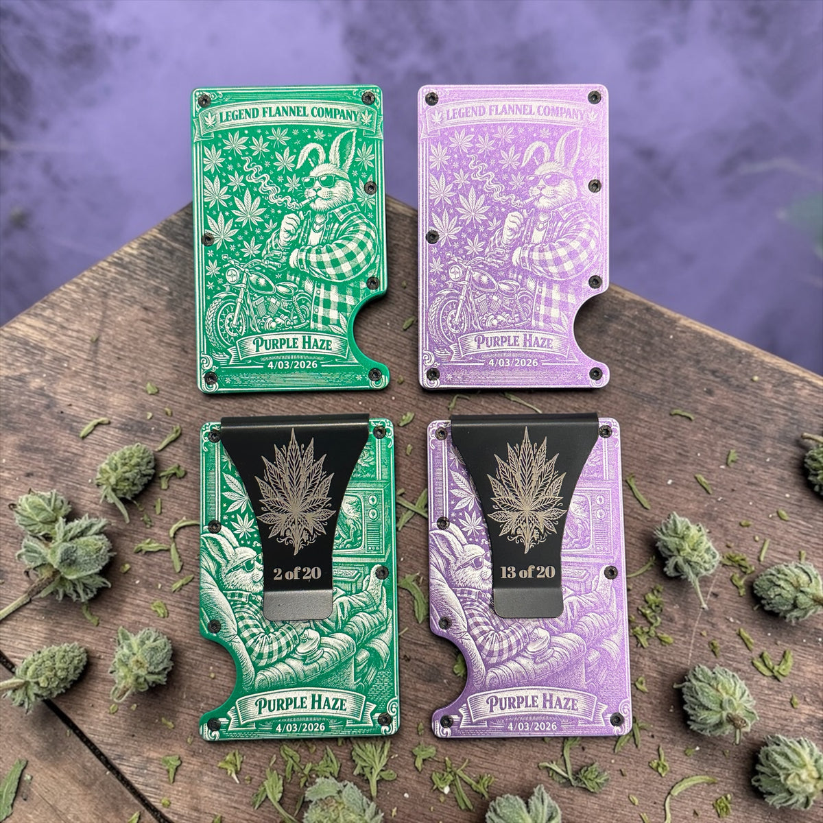 PURPLE HAZE LIMITED EDITION NUMBERED WALLETS