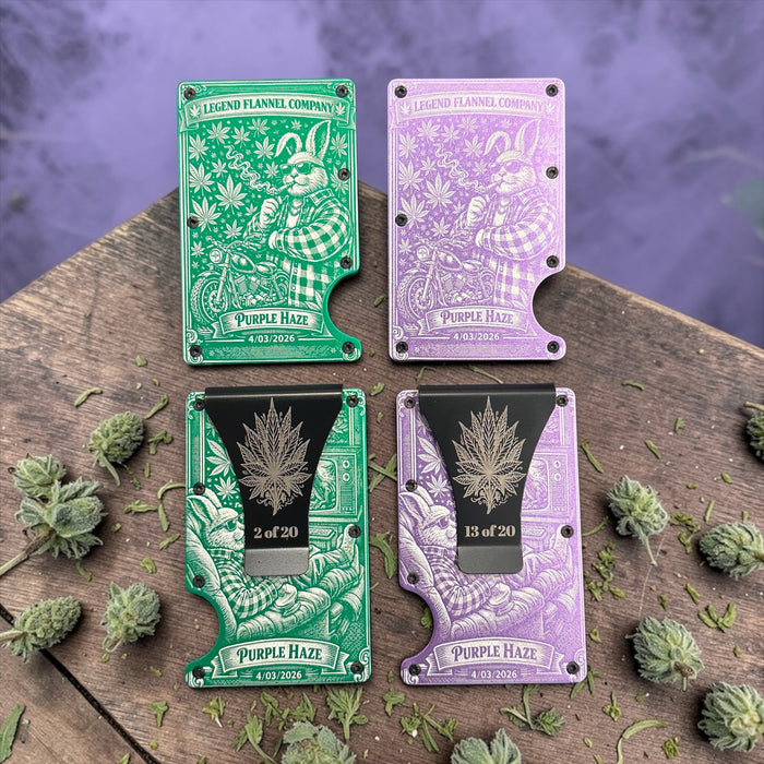 PURPLE HAZE LIMITED EDITION NUMBERED WALLETS