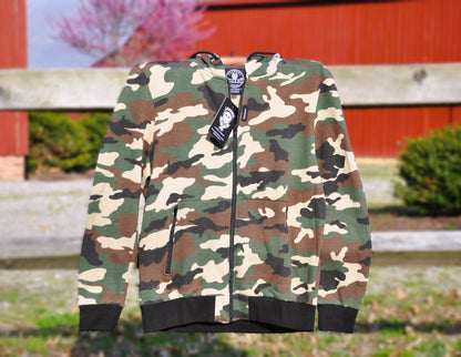 LEGEND CAMO ZIP UP HOODIE